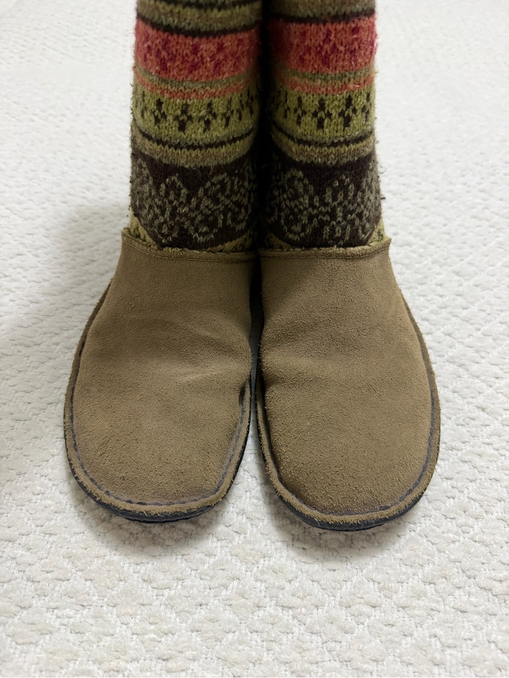 Keen Auburn Boots Tall Suede And Knit Pull On Women’s Size 11 - Picture 3 of 9